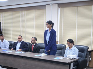 ③表敬訪問の様子