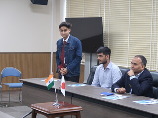 ④表敬訪問の様子