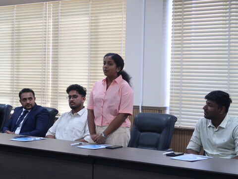 ③表敬訪問の様子