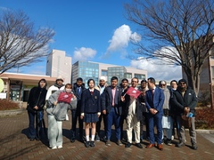 食堂前集合写真 食堂前集合写真