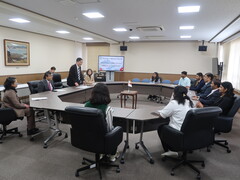 表敬訪問の様子①