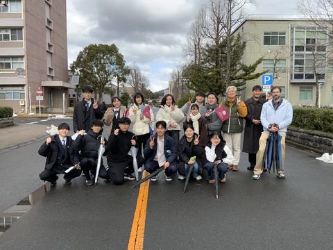 アンバサダによる学内ツアー