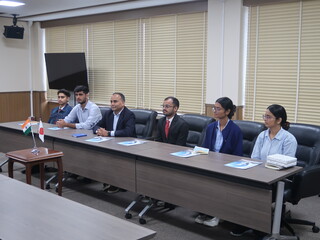 ②表敬訪問の様子