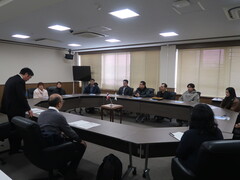 ①表敬訪問の様子