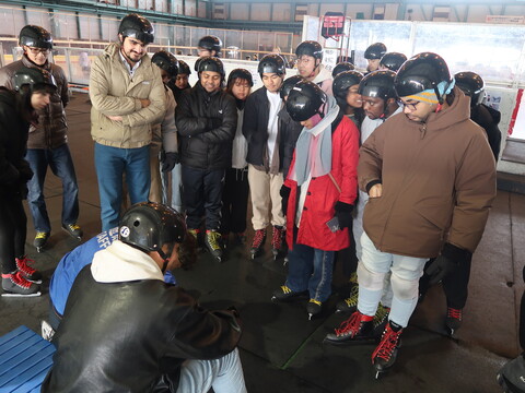 留学生スケート