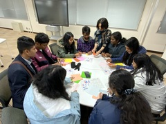 ③折り紙で交流